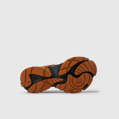CAMPERLAB TORMENTA Brown-Green Textile Sneakers
