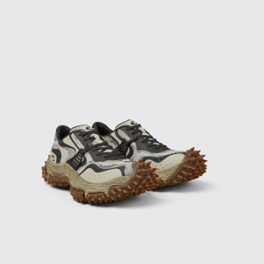 Front view of TORNADO GRAY-BEIGE