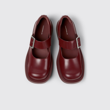 Overhead view of MIL 1978 BURGUNDY