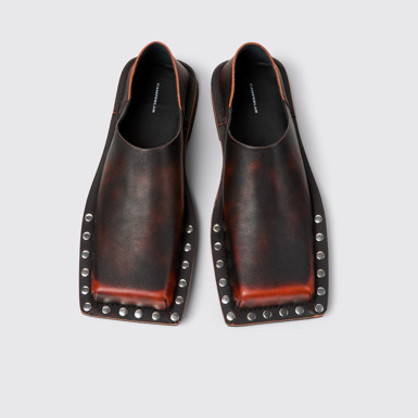 Overhead view of MENOSMAL BLACK-ORANGE