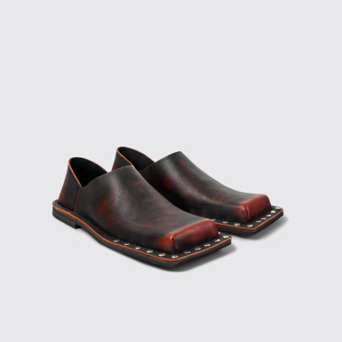 Front view of MENOSMAL BLACK-ORANGE