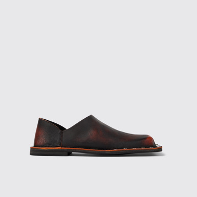 Side view of MENOSMAL BLACK-ORANGE
