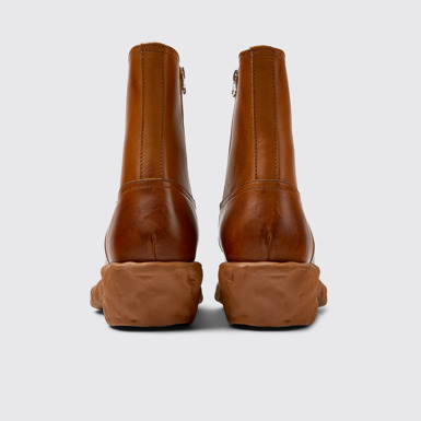 Back view of Venga Brown leather boots