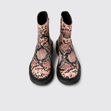 Overhead view of Vamonos Multicolor Leather Boots