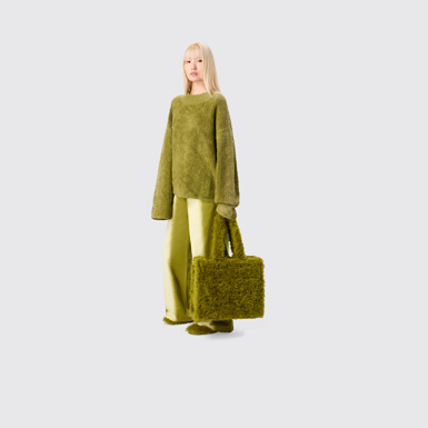 CAMPERLAB BAGS Green textured tote