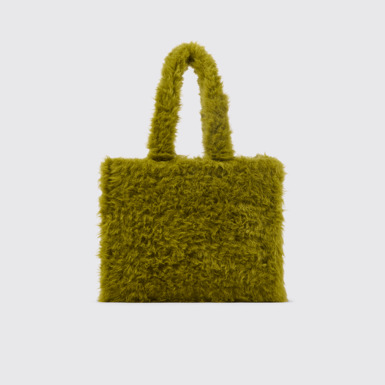 Back view of CAMPERLAB BAGS Green textured tote