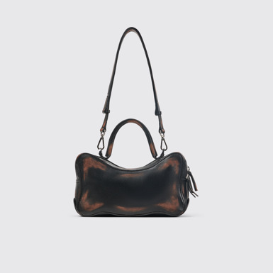 Back view of CAMPERLAB BAGS Black leather bag