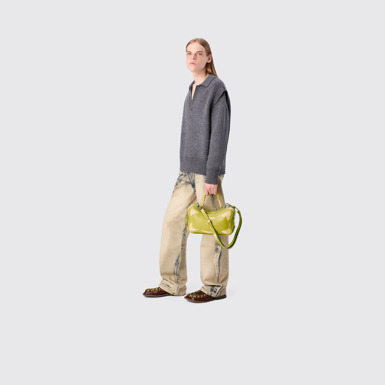 CAMPERLAB BAGS Green leather bag