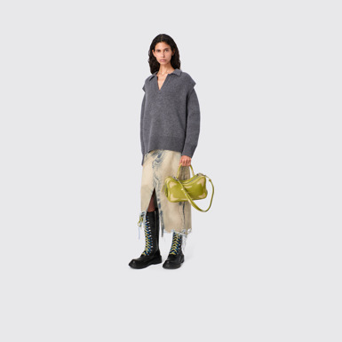 CAMPERLAB BAGS Green leather bag