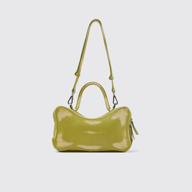 Back view of CAMPERLAB BAGS Green leather bag