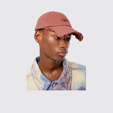 Cap Red Cotton Cap (One Size)