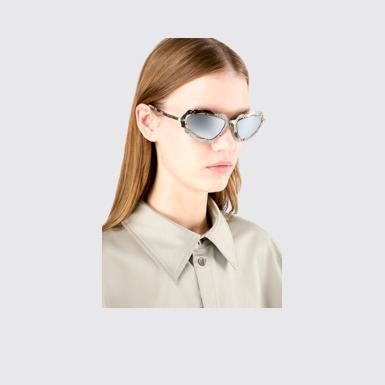NOPEA  Sunglasses Silver Shiny NOPEA Metal Sunglasses