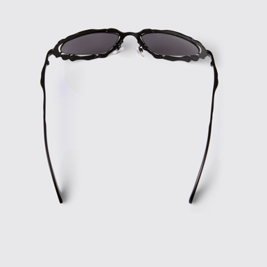 Overhead view of NOPEA  Sunglasses Black Matte NOPEA Metal Sunglasses