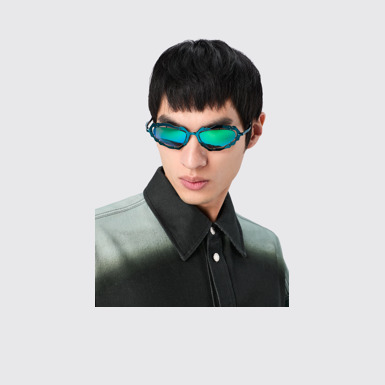 CAMPERLAB SUNGLASSES Blue-green NOPEA Metal Sunglasses