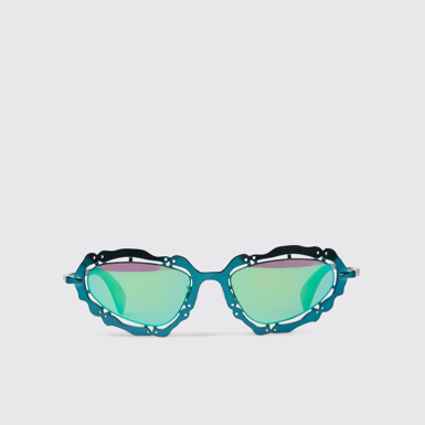 CAMPERLAB SUNGLASSES Lunettes de soleil en métal bleu-vert NOPEA