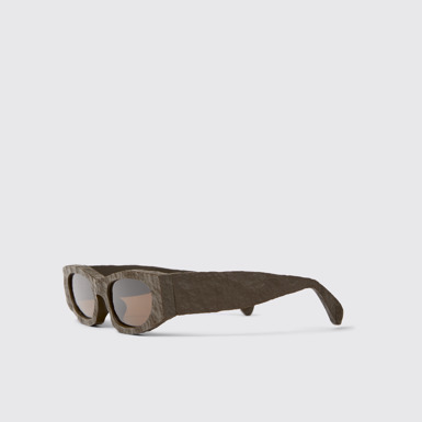 Front view of HIRMU Sunglasses Brown HIRMU Acetate Sunglasses