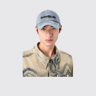 CAMPERLAB CAP Gray sprayed cap
