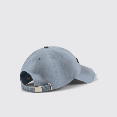 Back view of CAMPERLAB CAP Gray sprayed cap