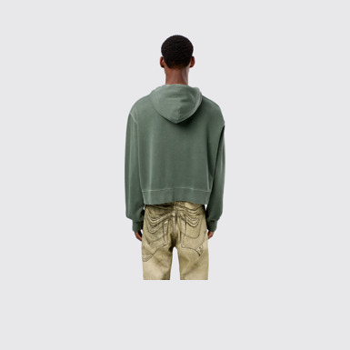 Hoodie Green Cotton Hoodie