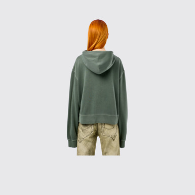 Hoodie Green Cotton Hoodie