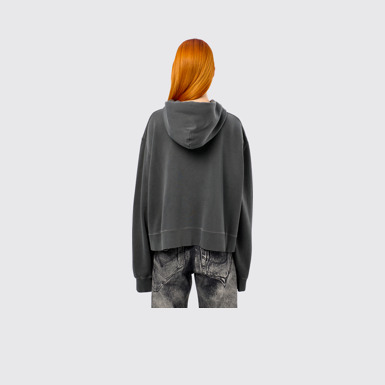 Hoodie Gray Cotton Hoodie