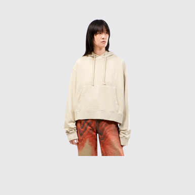 Hoodie Beige Organic Cotton Hoodie