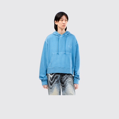 Hoodie Blue Organic Cotton Hoodie