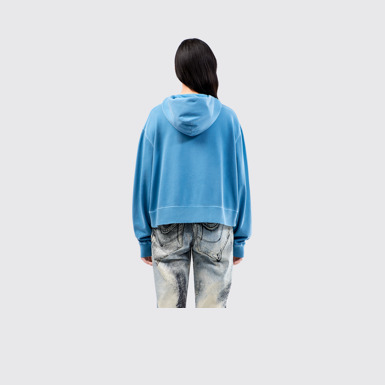 Hoodie Blue Organic Cotton Hoodie