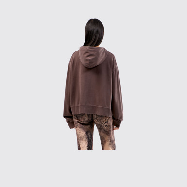 Hoodie Dusty Brown Organic Cotton Hoodie