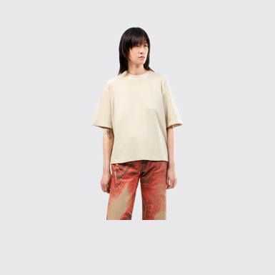 T-Shirt Beige Organic Cotton T-Shirt