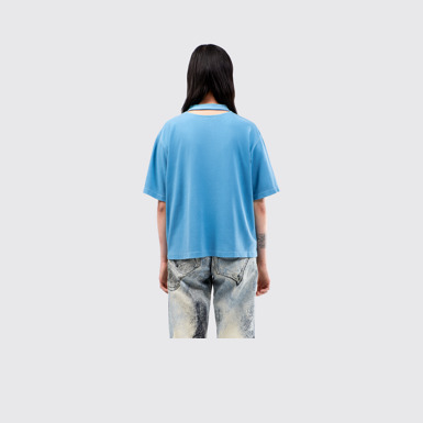 T-Shirt Blue Organic Cotton T-Shirt