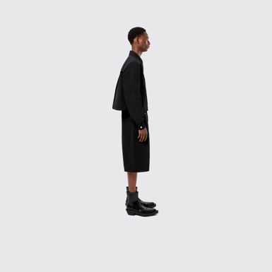 Tech shorts Black Cotton/Nylon Shorts