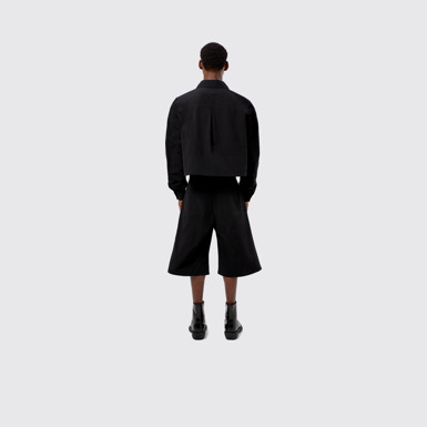 Tech shorts Black Cotton/Nylon Shorts