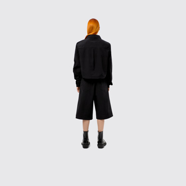 Tech shorts Black Cotton/Nylon Shorts