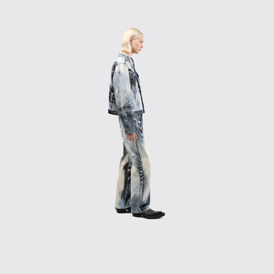Denim Jacket Blue-Black Denim Jacket