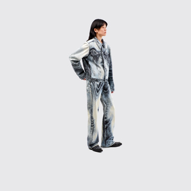 Denim Jacket Blue-Black Denim Jacket