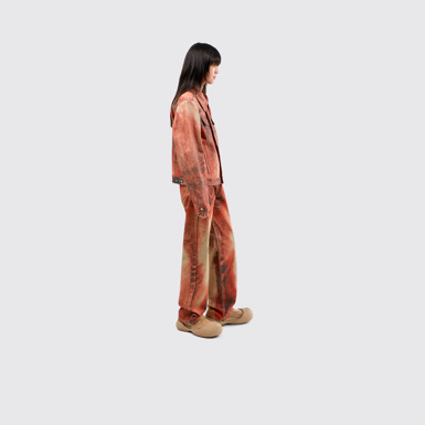 Denim Jacket Burnt Orange Denim Jacket