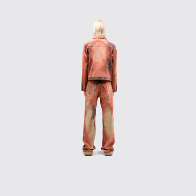 Denim Jacket Burnt Orange Denim Jacket
