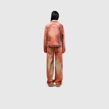 Denim Jacket Burnt Orange Denim Jacket