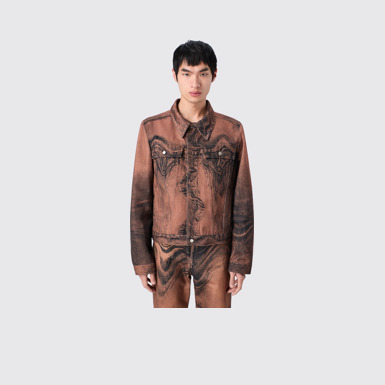 CAMPERLAB DENIM Brown-black Denim Jacket
