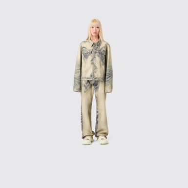 CAMPERLAB DENIM Sand-black Denim Jacket