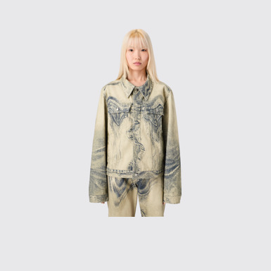 CAMPERLAB DENIM Sand-black Denim Jacket