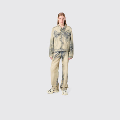 CAMPERLAB DENIM Sand-black Denim Jacket