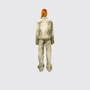 Denim Jeans Jean noir et vert