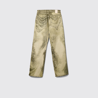Denim Jeans Jean noir et vert