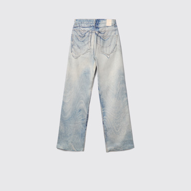 Back view of Denim Jeans Blue Denim Jeans