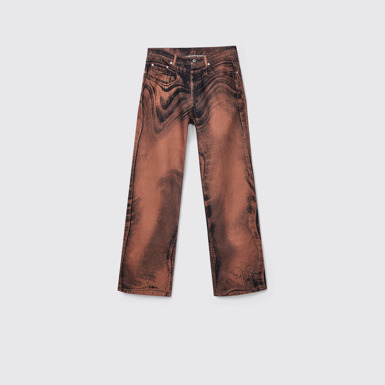CAMPERLAB DENIM Jean en denim marron-noir
