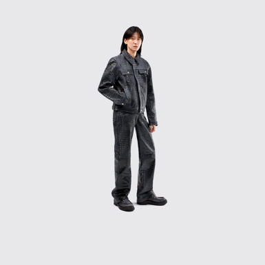 Leather Jacket Dark Gray Leather Jacket