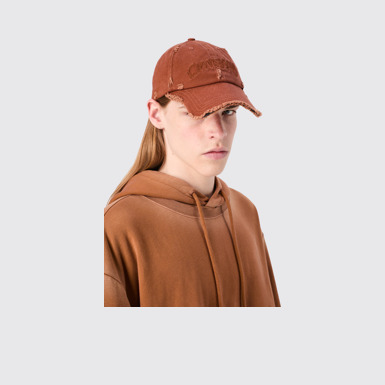 Cap Faded Terracotta Distorted Washed Cap