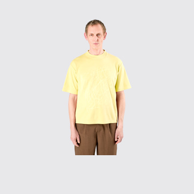 T-Shirt Yellow Mineral Dye Boxy T-Shirt